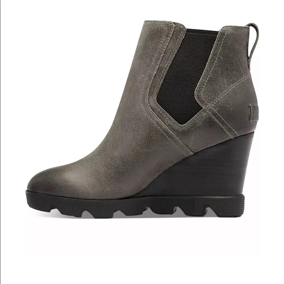 Sorel Joan Uptown Chelsea Booties Quarry Size 9 - Picture 3 of 6